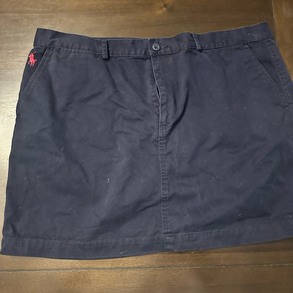 Ralph Lauren Blue Mini Skirt for Casual Work